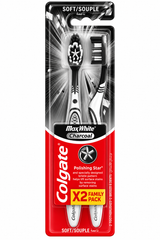 Colgate MaxWhite Charcoal Toothbrush 1+1 Free | 30042680