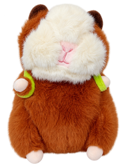 Fluffy Brown Hamster Plush Toy | W623