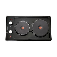 SUPER CHEF HOB DOMINO 30CM 2 ELECTRIC BLACK | DOMINO 2 ELECTRIC BLK