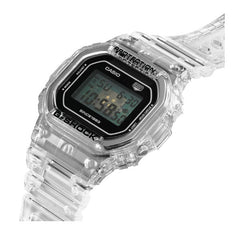 Casio G-SHOCK 40th Anniversary Clear Remix Digital Men Watch - Transparent White | DW-5040RX-7DR
