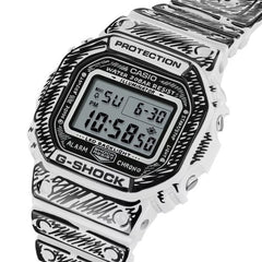 Casio G-SHOCK Joshua Vides Collaboration Men Watch - Black / White | DW-5600JV-7DR