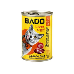 Bado Wet Adult Cat Food Liver 400 Gr | 9061256