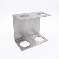 Salma Wall Mounted Double Stainless Steel Bracket