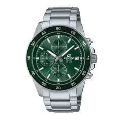 Casio Edifice Men Chronograph Watch - Green Silver | EFR-526D-3AVUDF