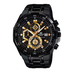 Casio Edifice Men Chronograph Watch - Black Gold | EFR-539BK-1AVUDF