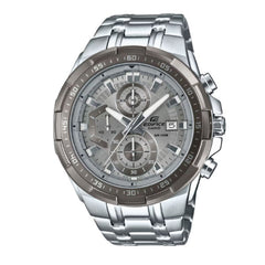 Casio Edifice Men Chronograph Watch - Grey Silver | EFR-539DE-8AVUDF