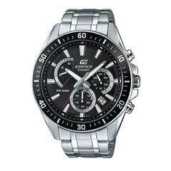 Casio Edifice Men Chronograph Watch - Black Silver | EFR-552D-1AVUDF