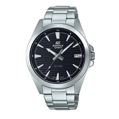 Casio Edifice Men Analog Watch - Silver Black | EFV-140D-1AVUDF