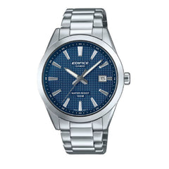 Casio Edifice Men Analog Watch - Blue Silver | EFV-160D-2AVDF