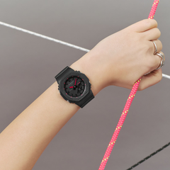 Casio G-SHOCK Women Watch - Black & Red | GMA-P2100SA-1A1DR