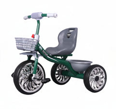 Kids Tricycle with Basket & Comfortable Seat, Toddler Pedal Bike - Green | 900/G