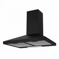 Queen Chef Chimney Hood - Black | WA0460/B