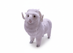 Christmas Large White Ram Figurine 40 cm | AL555-1