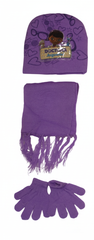 Doc McStuffins Kids Winter Set - Hat, Scarf & Gloves - Purple | AL1890