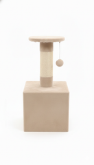 OEM Cat Scratcher Stand with Head - Beige