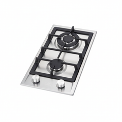 Queen Chef Built-in Gas Hob 2 Burners - Stainless Steel | QCHB30-2GS/S (A)