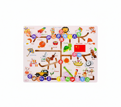 Kids English Alphabet Maze Educational Wooden Puzzle Board | AL4464