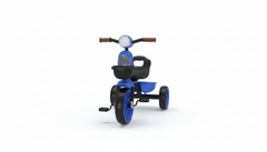 دراجة ثلاثية العجلات للأطفال زرقاء مع مصباح أمامي وسلة خلفية | 623