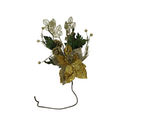 Gold Christmas Decorative Pick | 10058