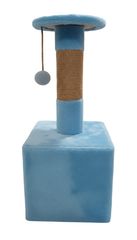 OEM Cat Scratcher Stand with Head - Blue