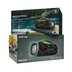 Green Lion Beam Pro Portable Speaker with Microphone 120W - Green | GNBP120WSGN