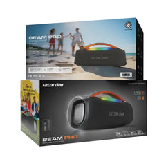 Green Lion Beam Pro Portable Speaker with Microphone 120W - Black | GNBP120WSBK