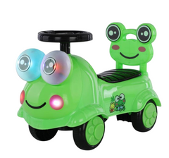 Kids Cartoon Ride-On Car – Green | ALCC1588G