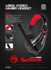 MARVO Headset H8320 WIRED, STEREO GAMING HEADSET
