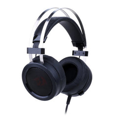 Redragon H901 Gaming Headset Microphone PC, PC Gaming Headphones Mic Built-in Noise Reduction Works PC, Laptop, Tablet, Playstation 4, PS4, Xbox One (Stereo Adapter Included)