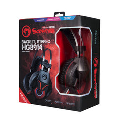 MARVO HG8914 BACKLIT, STEREO GAMING HEADSET Compatibility: PC, consoles (PS4, Xbox One)