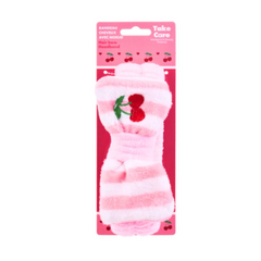 Words Pink Stripe Cherry Headband Assorted | ASS-12