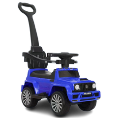 Kids Ride-On Push Car with Handle - Blue | Brarus-36-7
