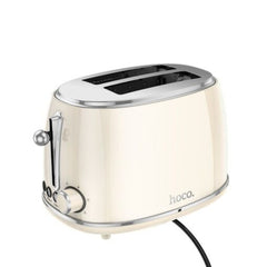 Hoco Stainless Steel Toaster – Retro 850W – Milky White | 6942007638272