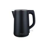 Tesla Kettle 1.5L ,1850-2200w , Black Inox |KT301BX
