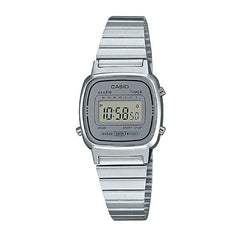 Casio Digital Watch – Stainless-Steel Case, Silver Dial & Bracelet | LA670WA-7DF