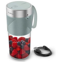 Moulinex Lightmix Cordless Blender 300ml Eucalyptus | LM1C0410