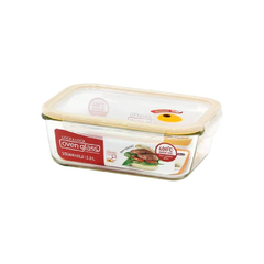 LocknLock Ovenglass Euro Steam Hole Rectangular 1400ML | LLG234T