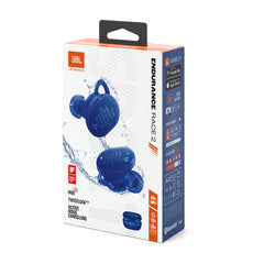 سماعات أذن JBL Endurance Race 2 رياضية لاسلكية حقيقية باللون الأزرق | JBLENDURANCERACE2BLU
