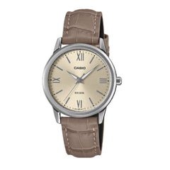 Casio Women Analog Watch - Brown / White | LTP-1303LL-7AVDF