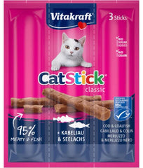 Vitakraft Cat-Stick Mini with Codfish & Tuna 18g