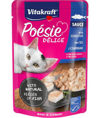 Vitakraft Poésie Délice DéliSauce Pollock Cat Food - 85g | 200984