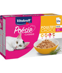 Vitakraft Poésie Classic Poultry Choice in Jelly Multipack - 12×85g | 200998