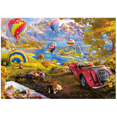 Educa 19947 - Hot Air Balloons & Classic Car Puzzle (3000 Pieces) | 19947