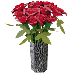 EDUCA Floral Art - Bouquet of Roses 3D Craft Kit | 20136