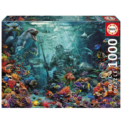 Educa 20174 - Underwater Kingdom Puzzle 1000 Pieces | 20174