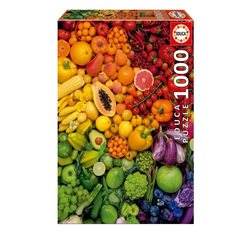 Educa 20178 - Colorful Fruits & Vegetables Puzzle 1000 Pieces | 20178