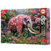 Educa 20228 - Fantasy Pink Elephant Puzzle 500 Pieces | 20228