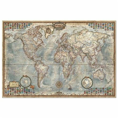 Educa 14827 - Vintage World Map Puzzle (4000 Pieces) | 14827