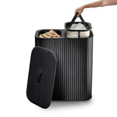 Joseph Joseph Tota Luxe 90L Black Laundry Separation Basket | 5000005