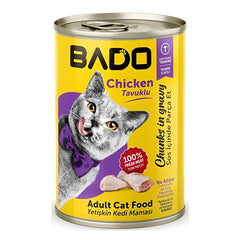 Bado Wet Adult Cat Food Chicken 400 Gr | 9061225